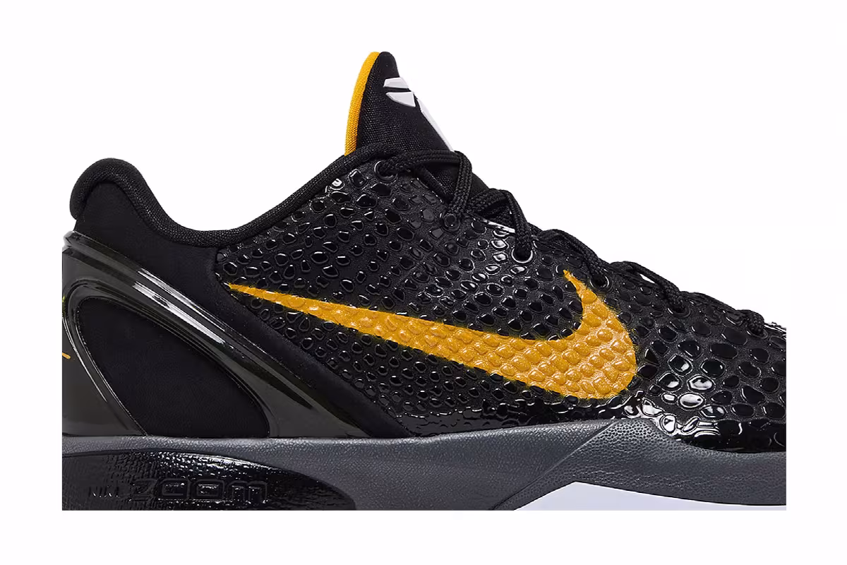 Nike Zoom Kobe 6 XDR Black Del Sol, view 3
