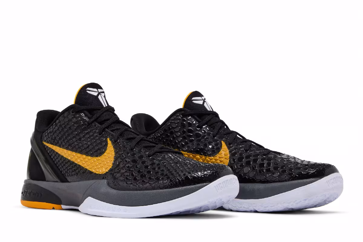 Nike Zoom Kobe 6 XDR Black Del Sol, view 9
