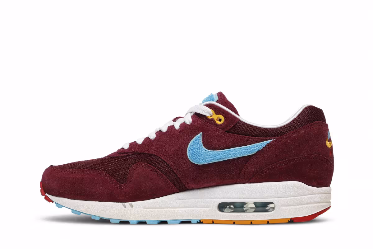 Patta x Parra x Nike Air Max 1 Premium Cherrywood, view 4