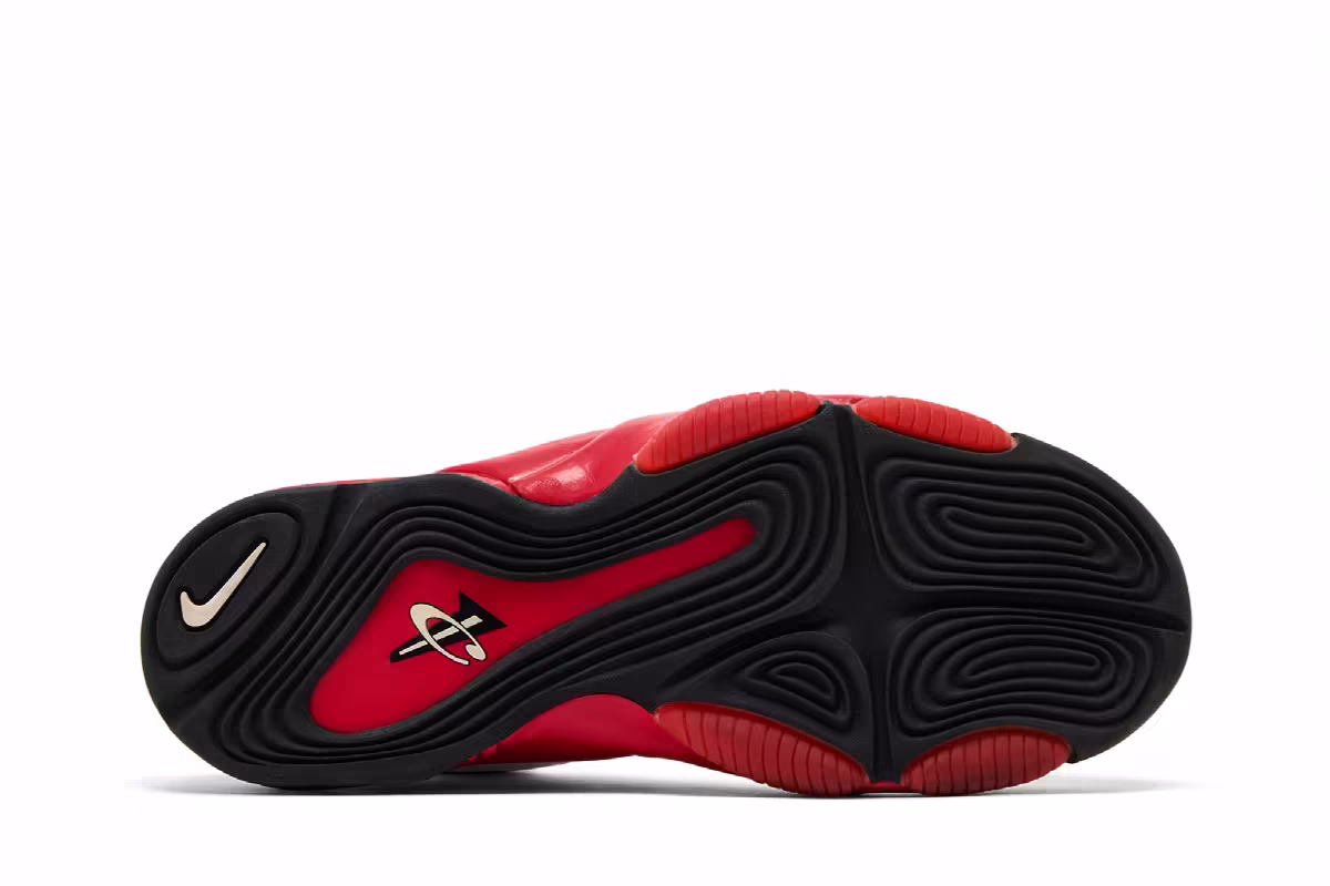 Nike Air Penny 3 GS White Varsity Red, view 5