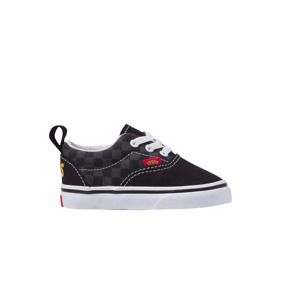 Vans Era Elastic Lace Toddler Flame Logo Repeat