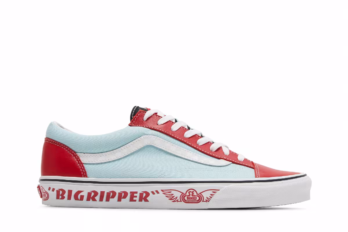 SE Bikes x Vans Style 36 Big Ripper - Red Plume Reflective, view 2