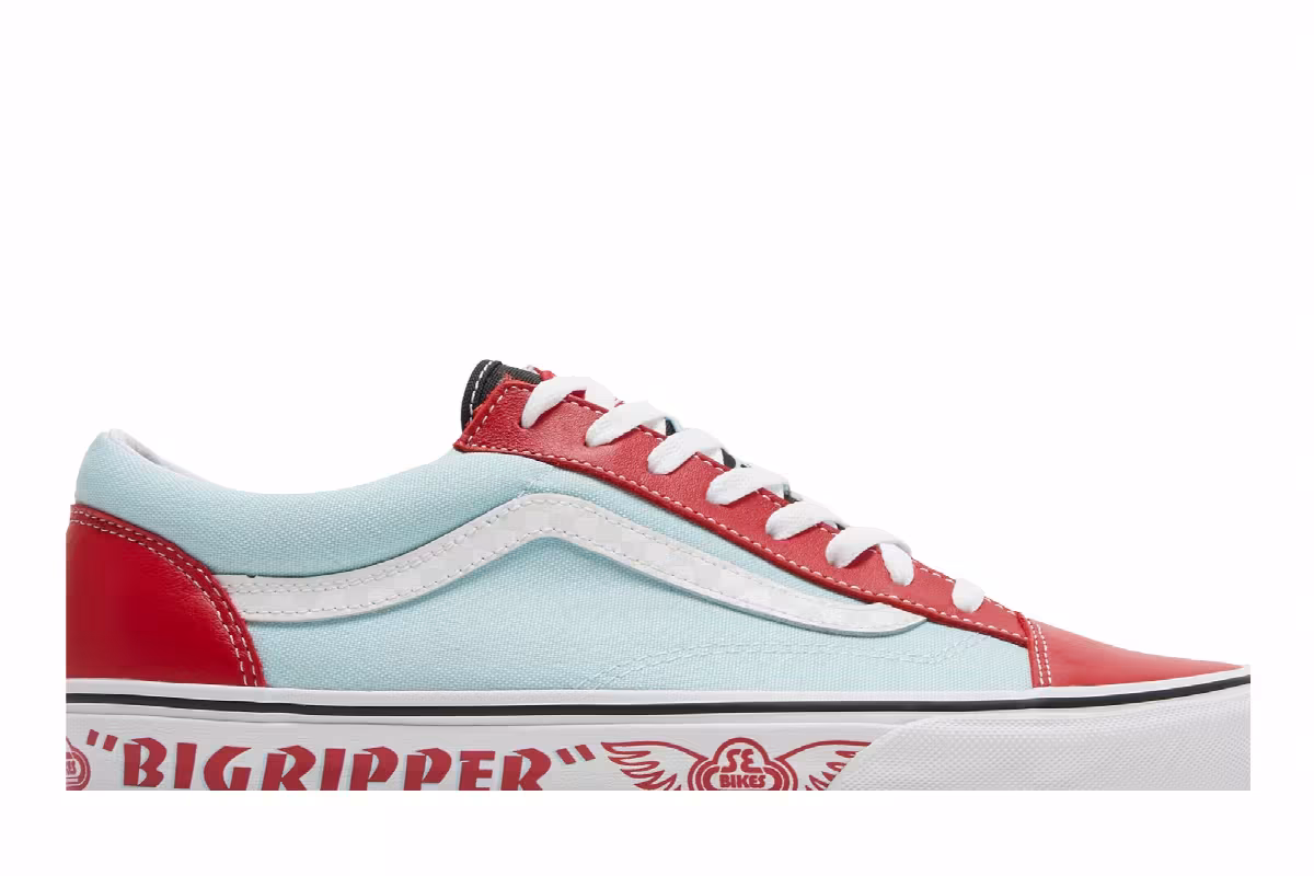 SE Bikes x Vans Style 36 Big Ripper - Red Plume Reflective, view 3