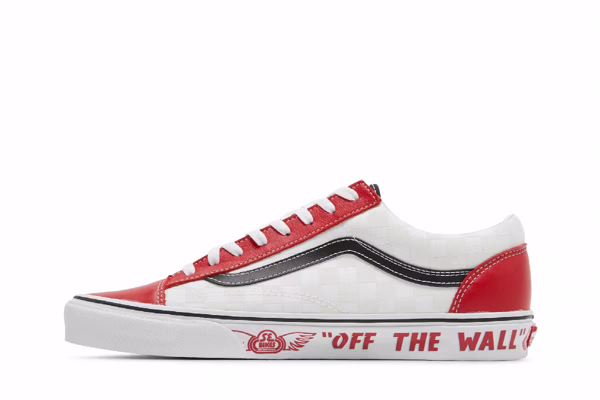 SE Bikes x Vans Style 36 Big Ripper - Red Plume Reflective, view 4