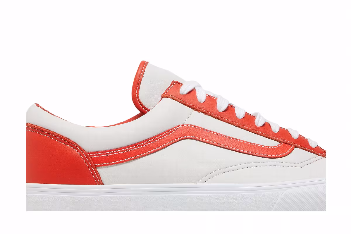 Vans Style 36 VLT LX White Orange, view 3