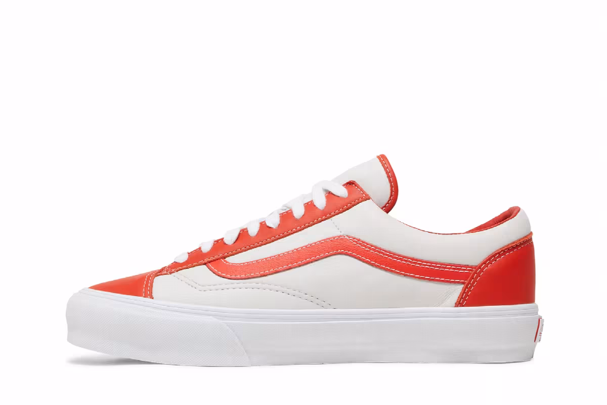 Vans Style 36 VLT LX White Orange, view 4