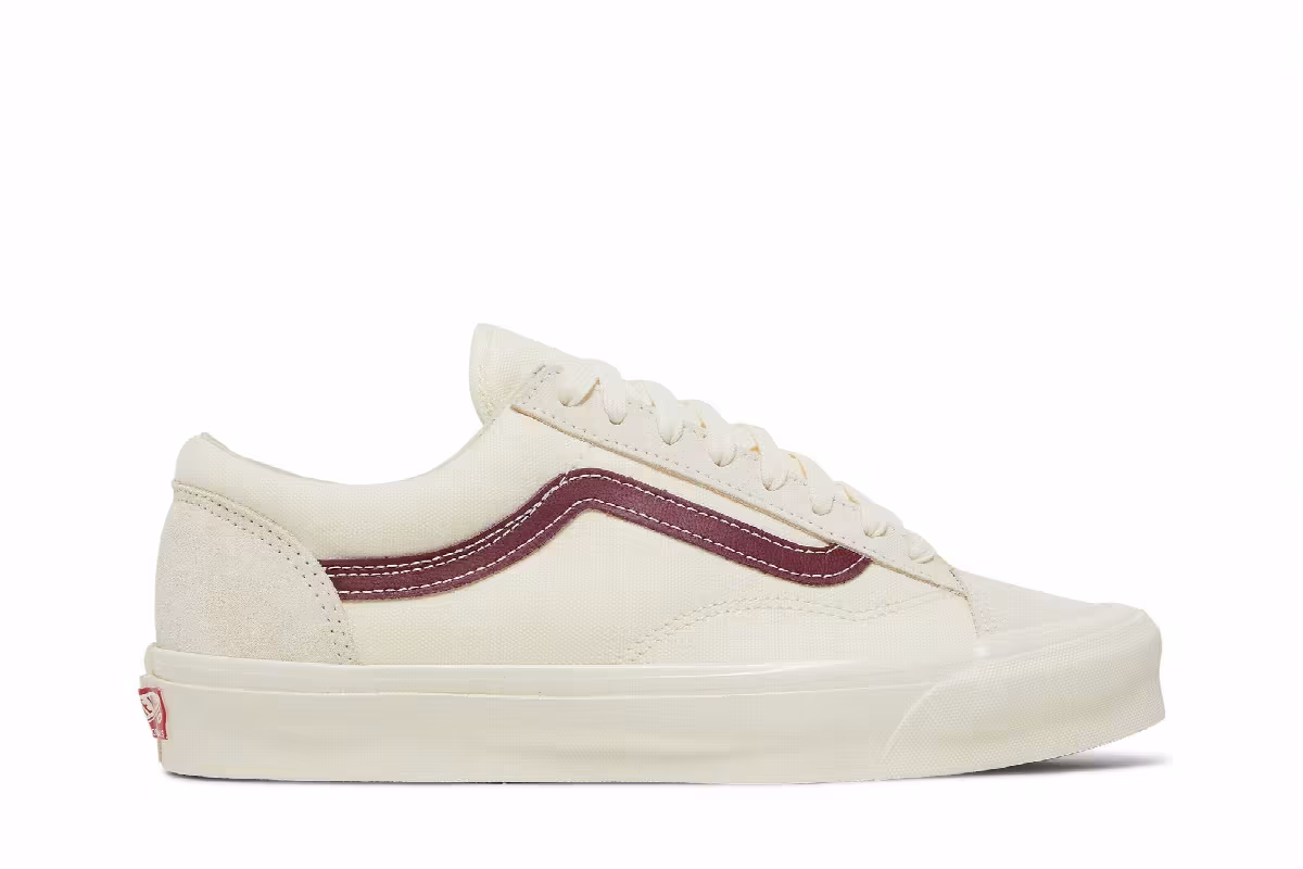 Vans OG Style 36 LX Classic White Pomegranate, view 2