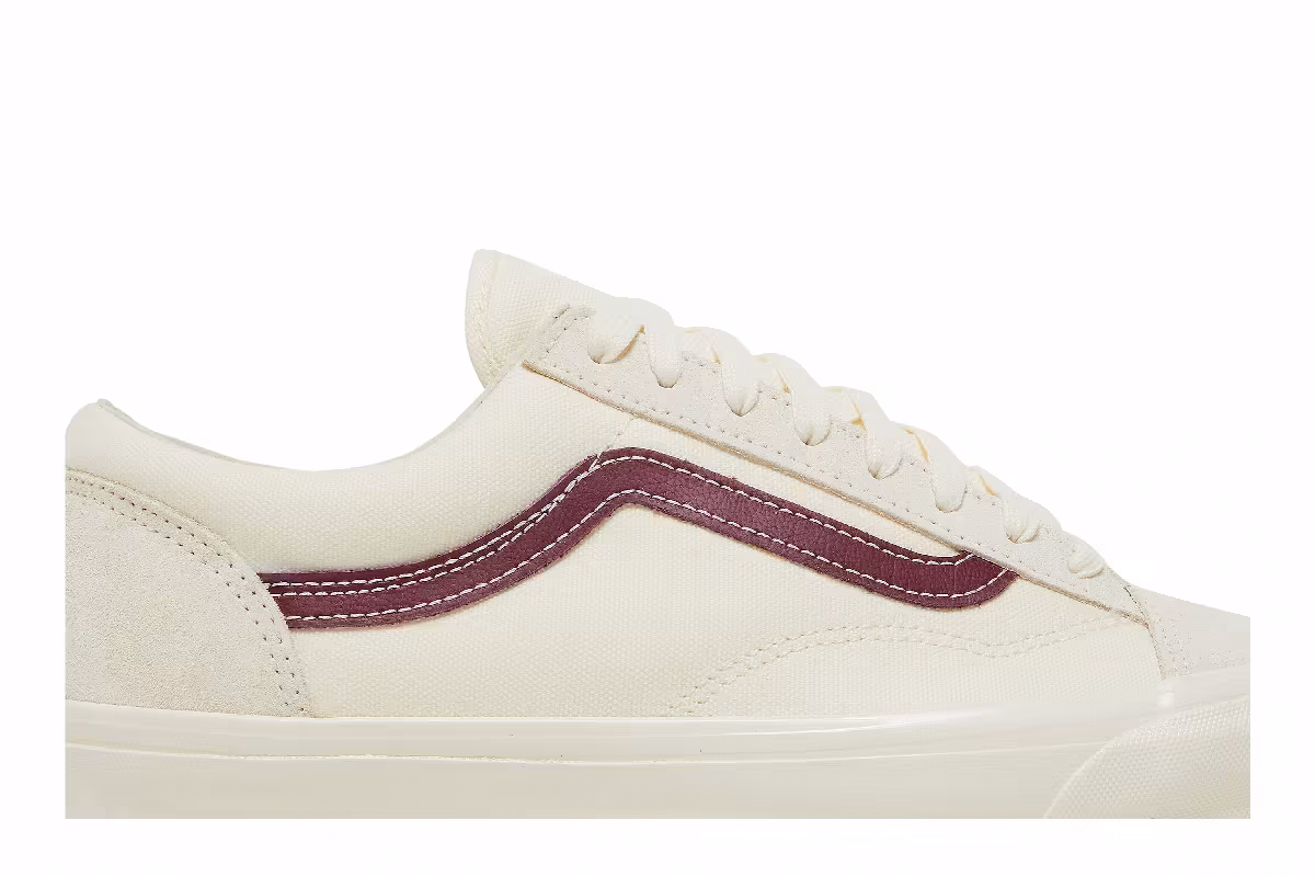 Vans OG Style 36 LX Classic White Pomegranate, view 3