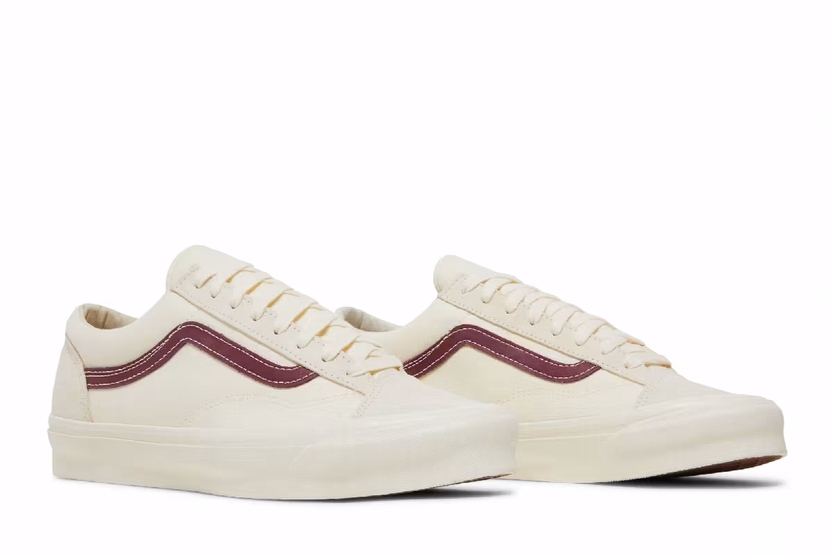 Vans OG Style 36 LX Classic White Pomegranate, view 9