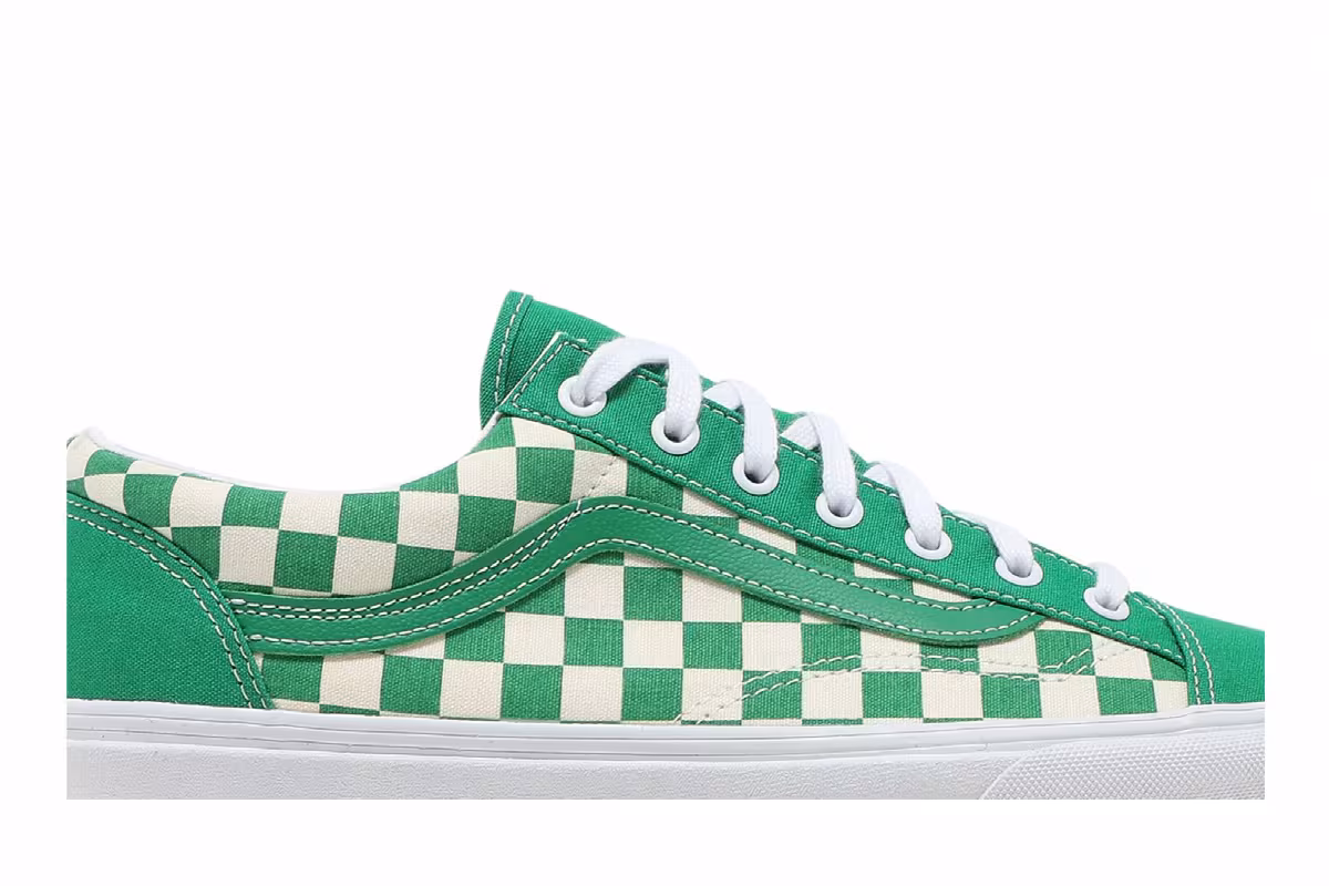 Vans Style 36 Jolly Green Checkerboard, view 3