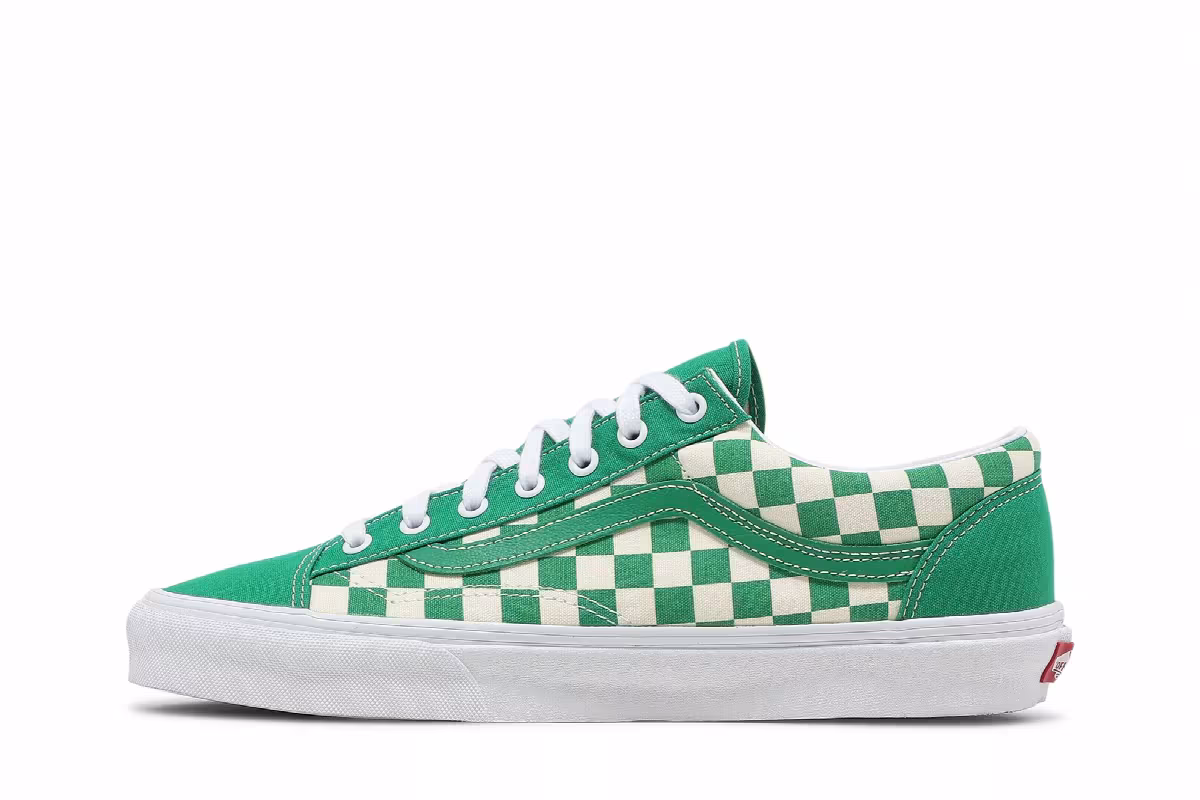 Vans Style 36 Jolly Green Checkerboard, view 4