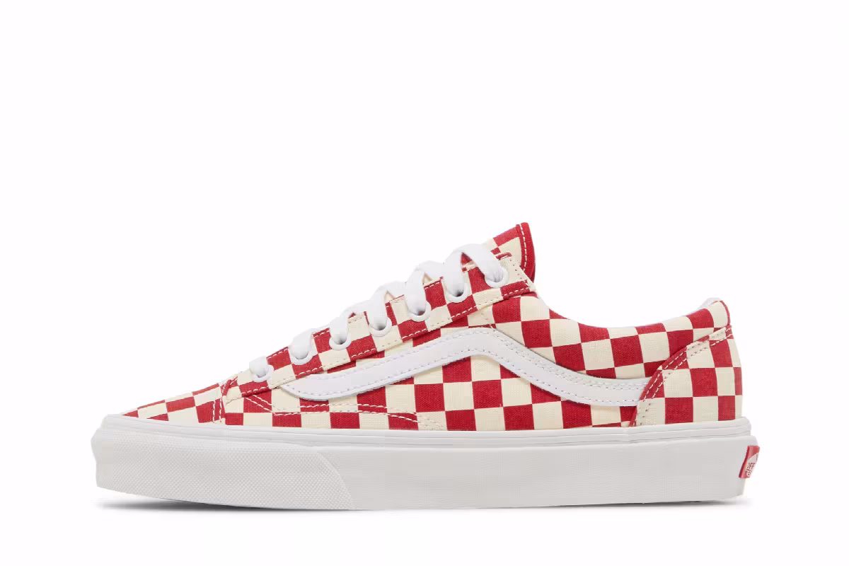 Vans Style 36 Checkerboard - Racing Red, view 4