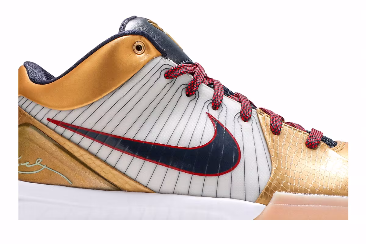 Nike Zoom Kobe 4 Gold Medal, view 3