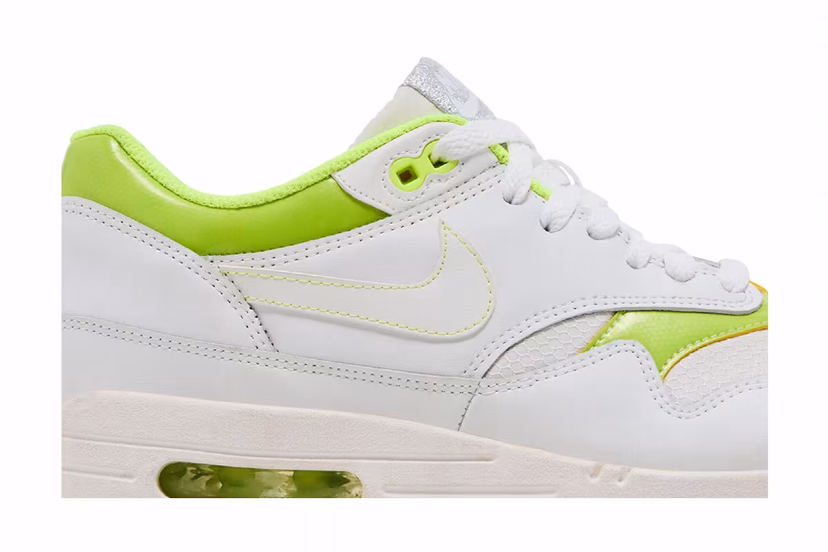 Nike Air Max 1 White Volt, view 3