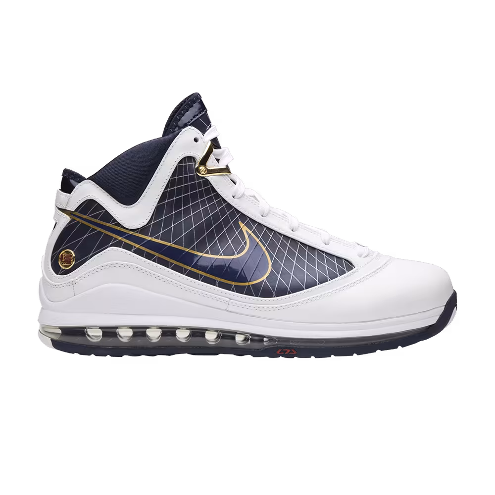 Nike Air Max LeBron 7 White Midnight Navy