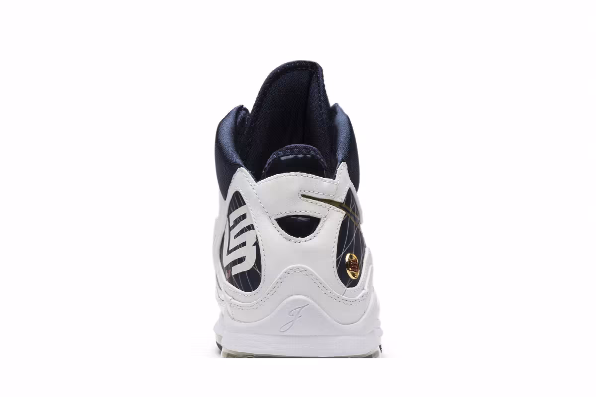 Nike Air Max LeBron 7 White Midnight Navy, view 8