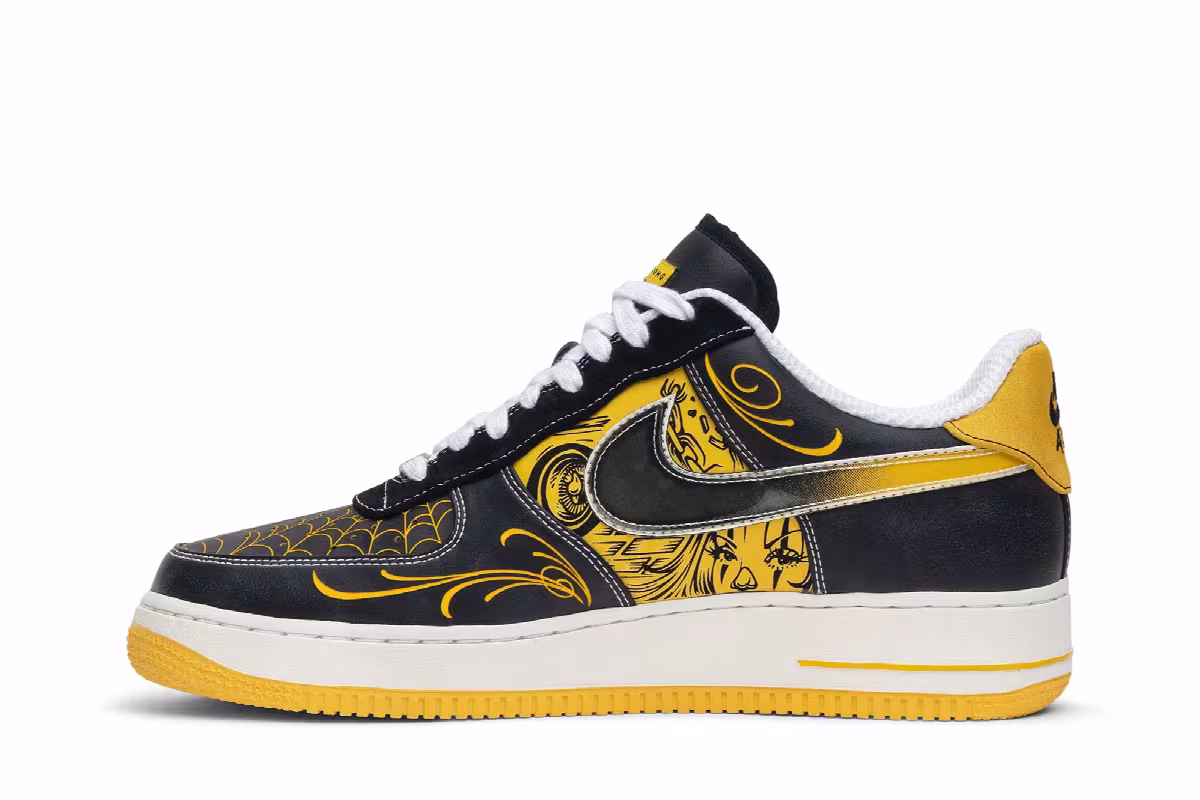 Nike Livestrong x Air Force 1 Low Supreme TZ LAF Mr. Cartoon, view 4