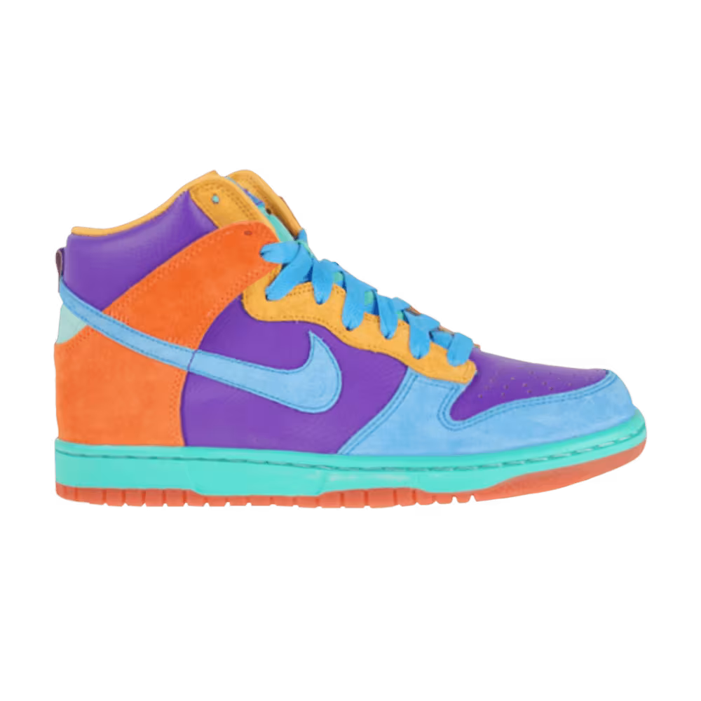 Nike Women's Dunk High 6.0 Pure Purple Cyan Coral