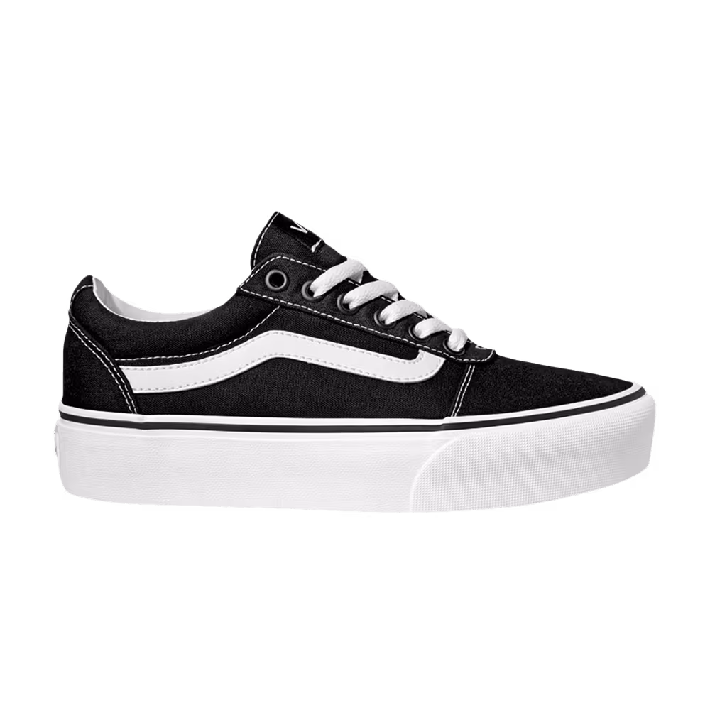 Vans Women's Ward Platform Black White