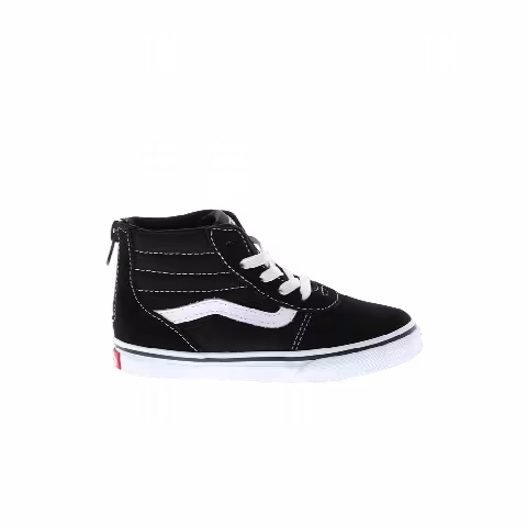 Vans Ward High Zip Toddler 'Black White'