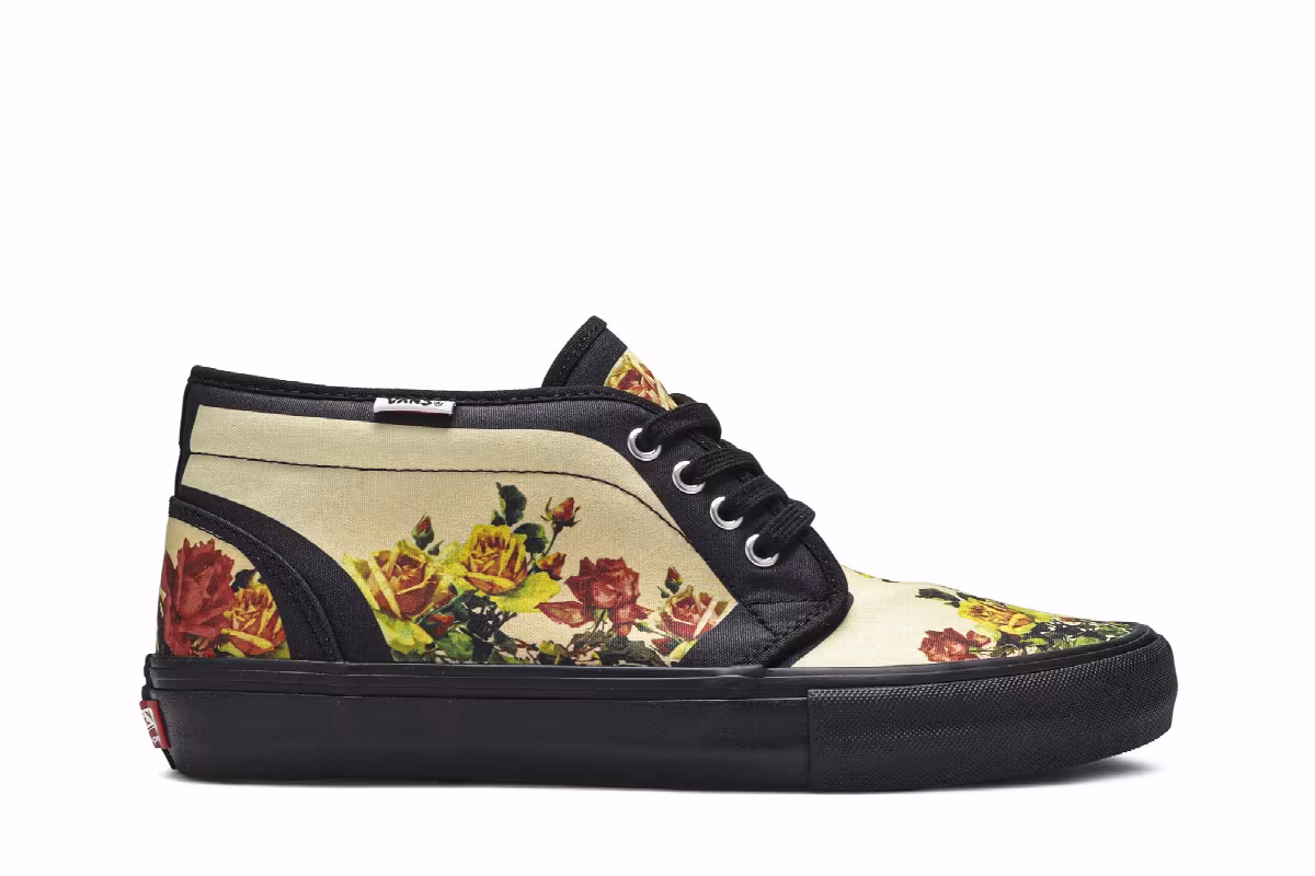 Supreme x Jean Paul Gaultier x Vans Chukka Pro Peach, view 2