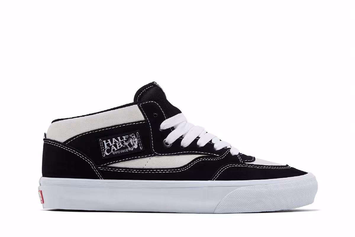 Vans Skate Half Cab Black White, view 2