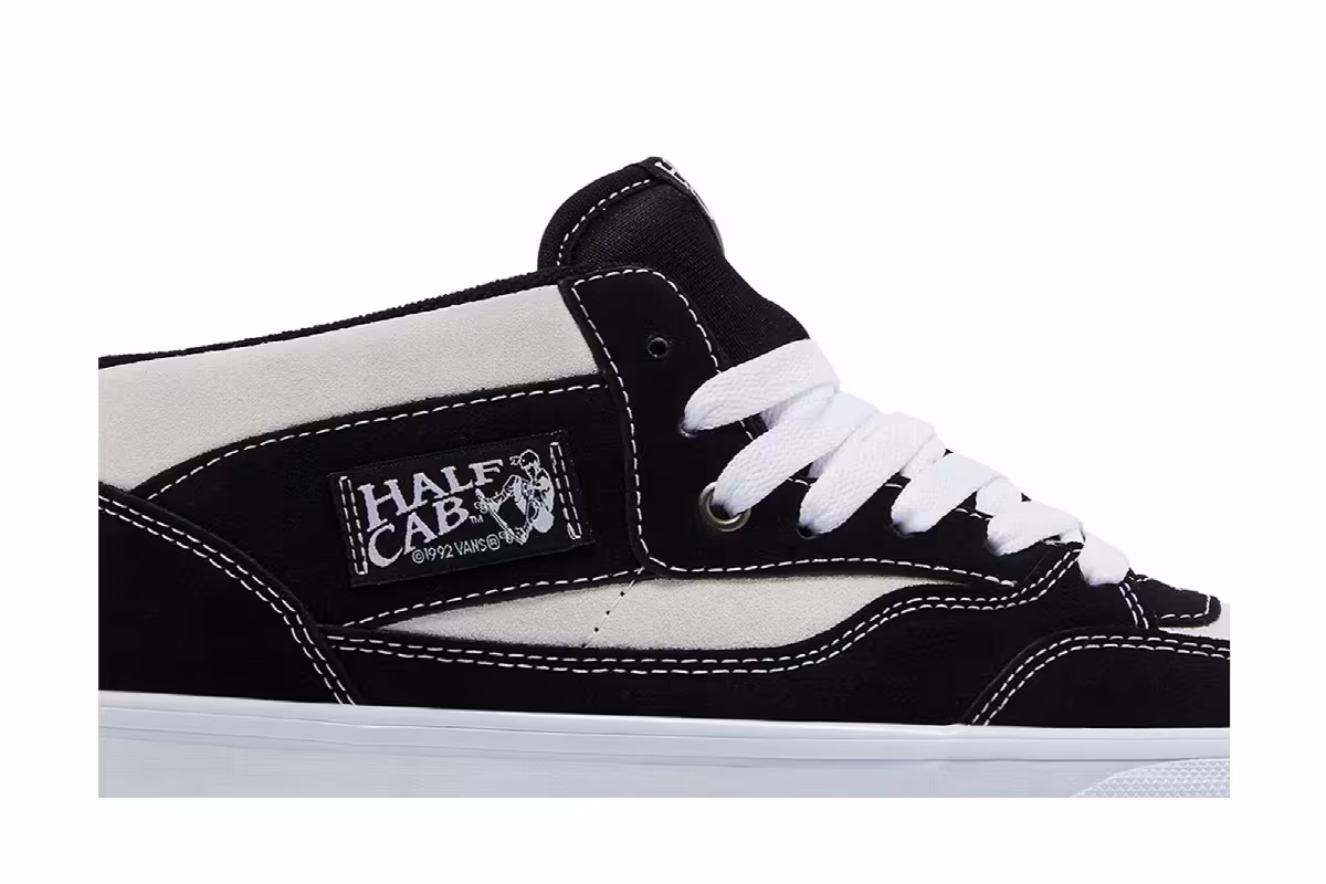 Vans Skate Half Cab Black White, view 3