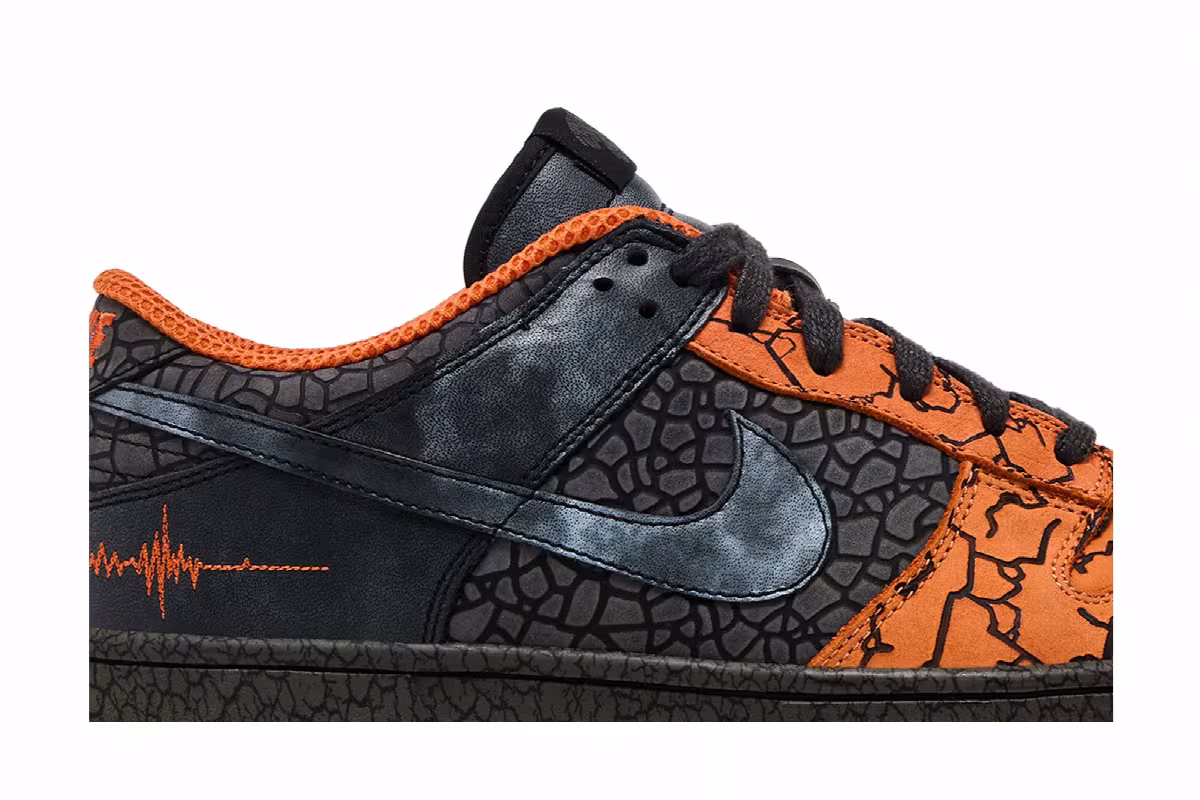 HUF x Nike Dunk Low Priority Hufquake, view 3