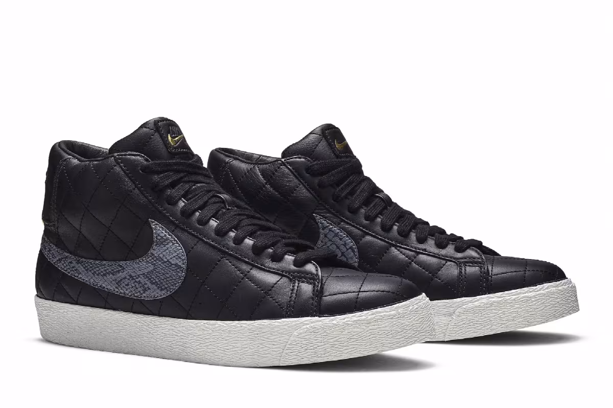 Supreme x Nike Blazer SB Black, view 9