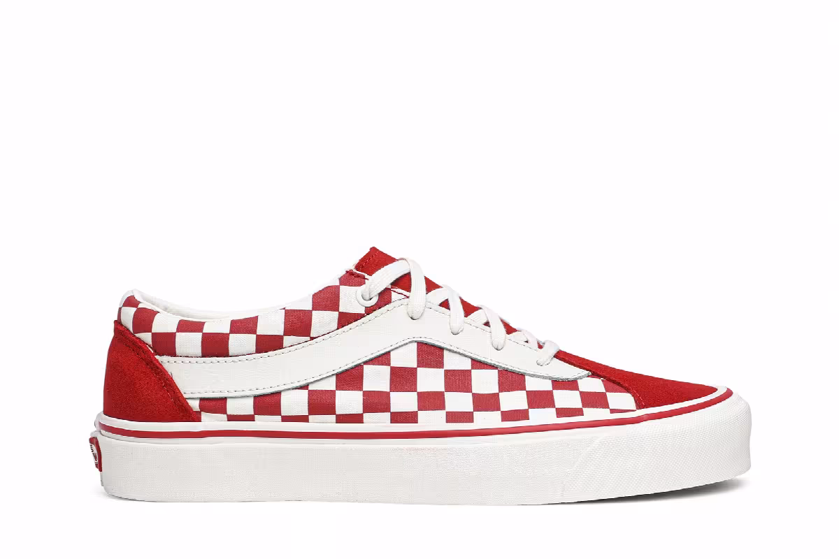 Vans Bold Ni Red Checkerboard, view 2