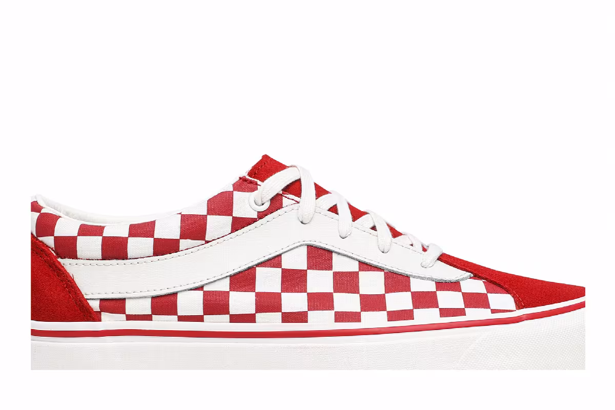 Vans Bold Ni Red Checkerboard, view 3