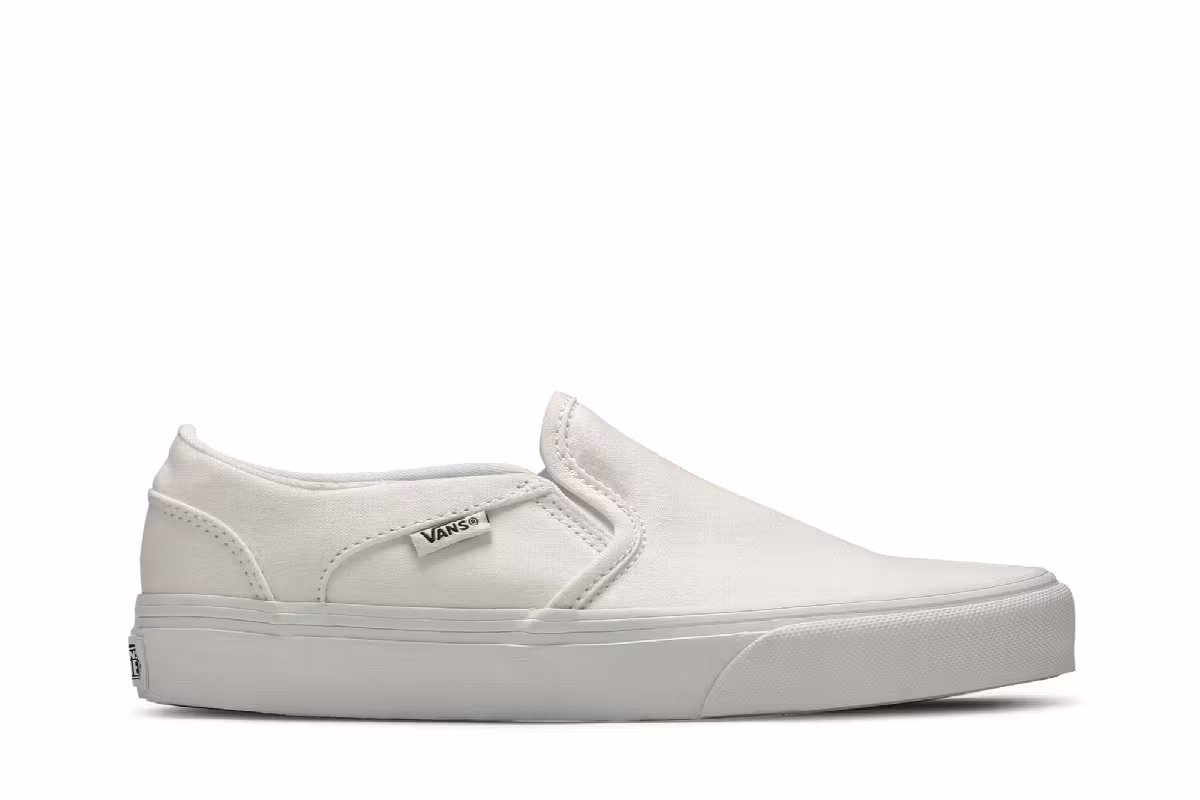 Vans Women's Asher White Canvas, view 2