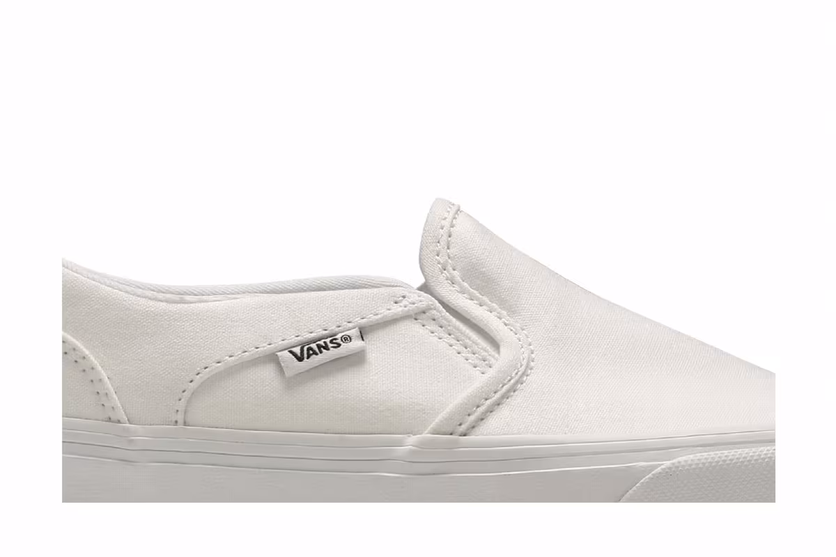 Vans Women's Asher White Canvas, view 3