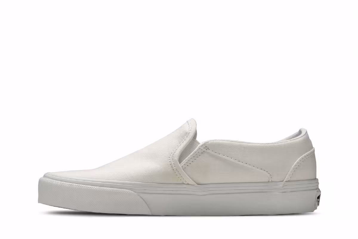 Vans Women's Asher White Canvas, view 4