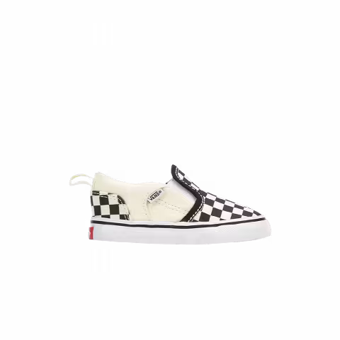 Vans Asher V Toddler 'Checkers - Black Natural'
