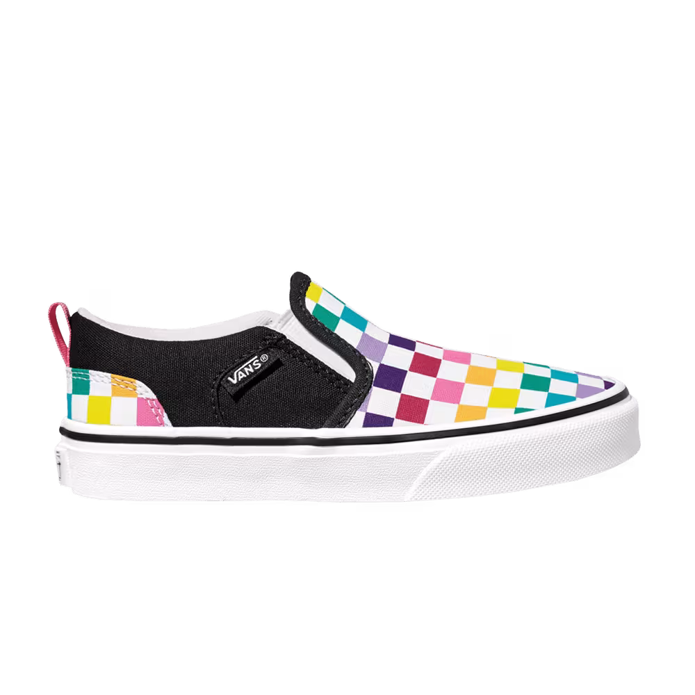 Vans Asher Kids Party Checkerboard