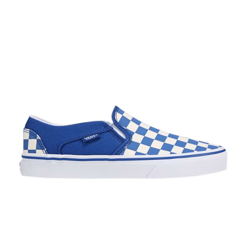 Vans Asher Princess Blue Checkerboard