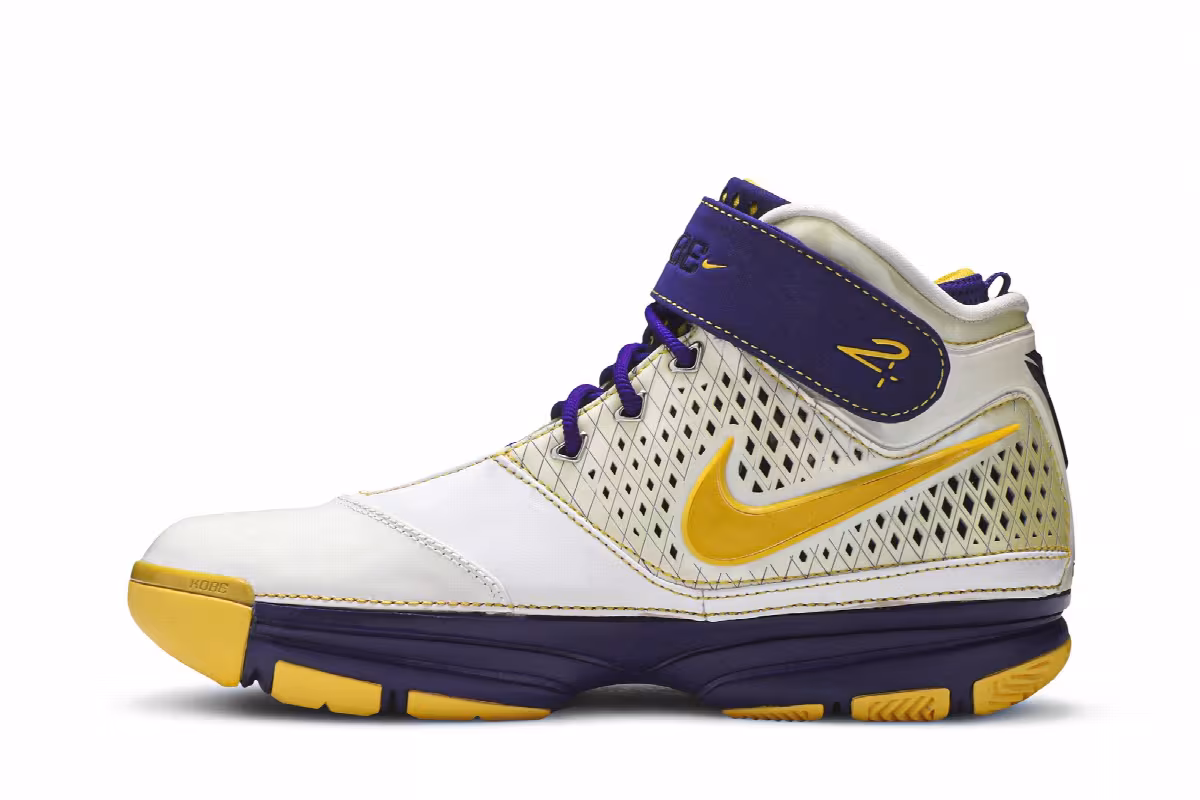 Nike Zoom Kobe 2 Lakers Home, view 4