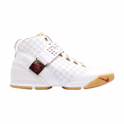 Nike Zoom LeBron 5 'White Metallic Gold'