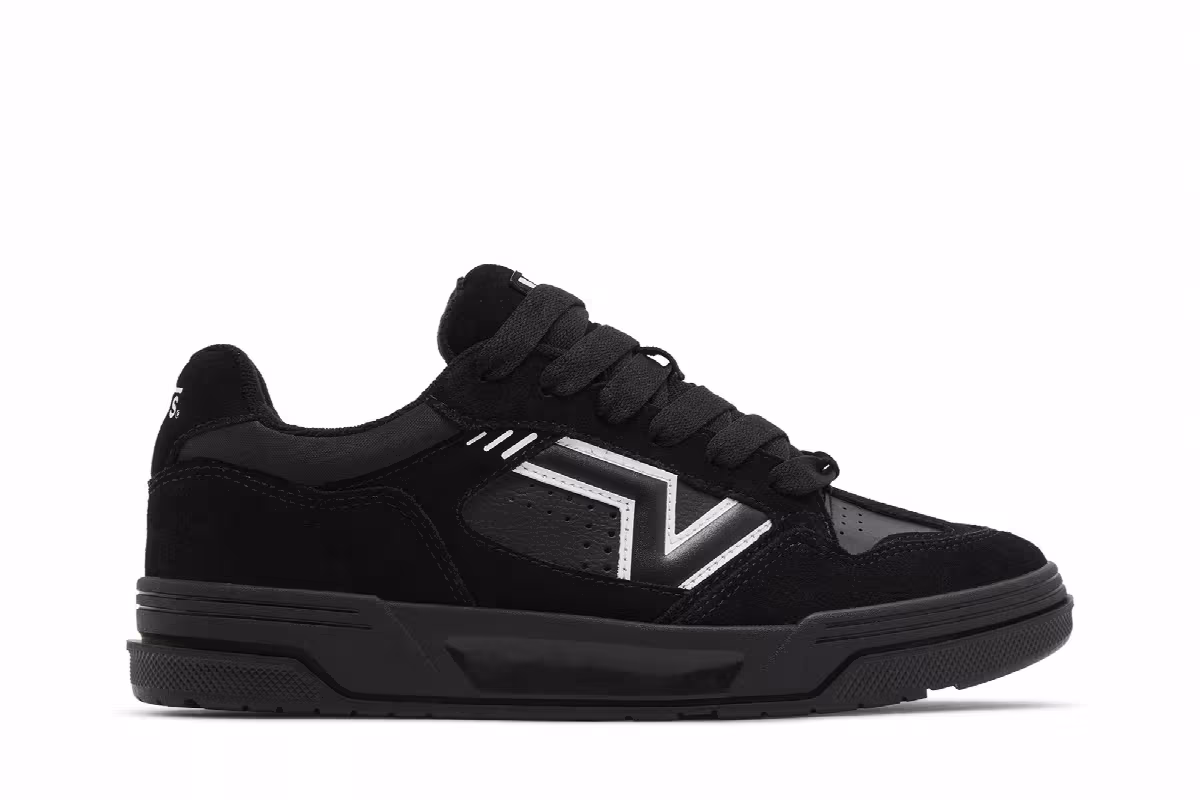 Vans Upland Suede - Black White, view 2