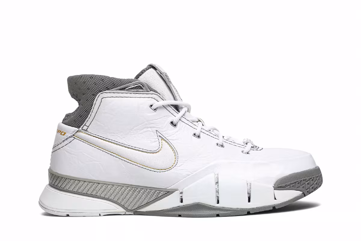 Nike Zoom Kobe 1 White Shark, view 2