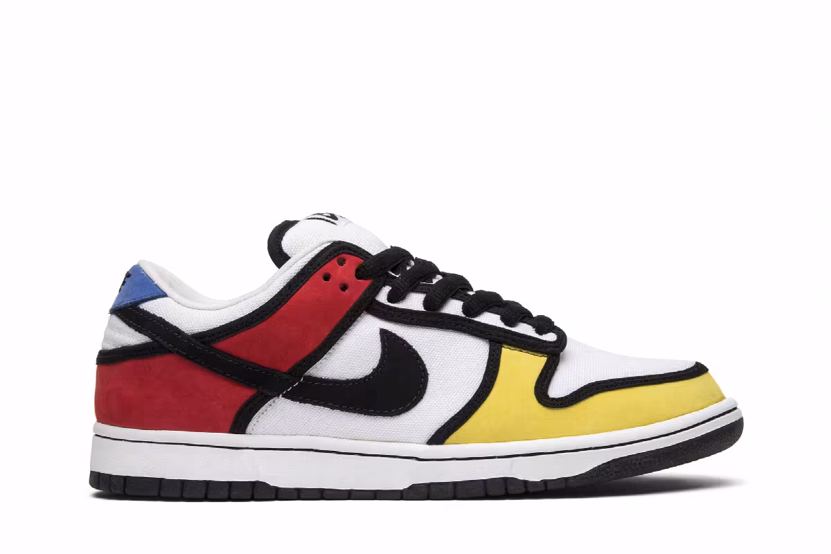 Nike Dunk Low Pro SB Piet Mondrian, view 2