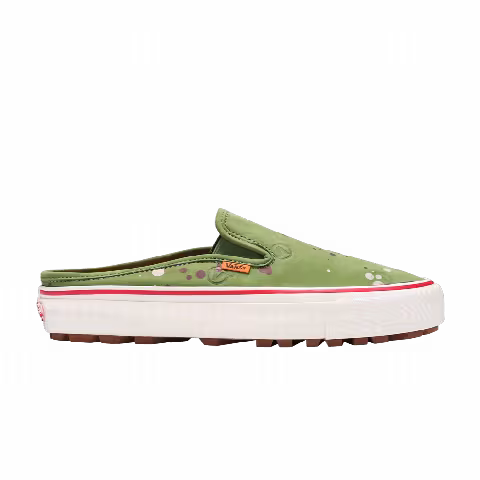 LQQK Studios x Vans OG Mule LX 'Circle V - Splatter Green'