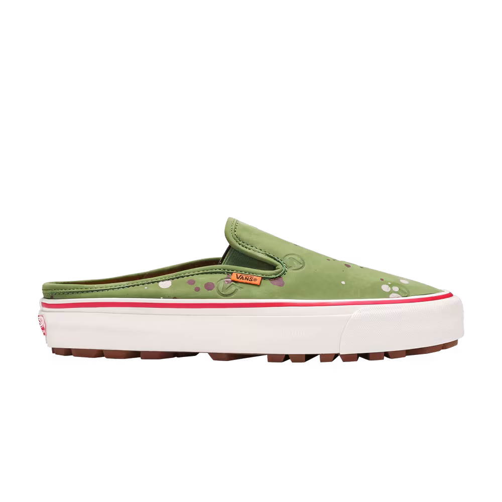 LQQK Studios x Vans OG Mule LX Circle V - Splatter Green