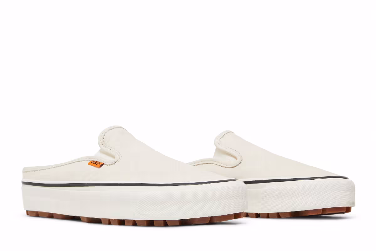 LQQK Studios x Vans OG Mule LX Circle V - Cream, view 9