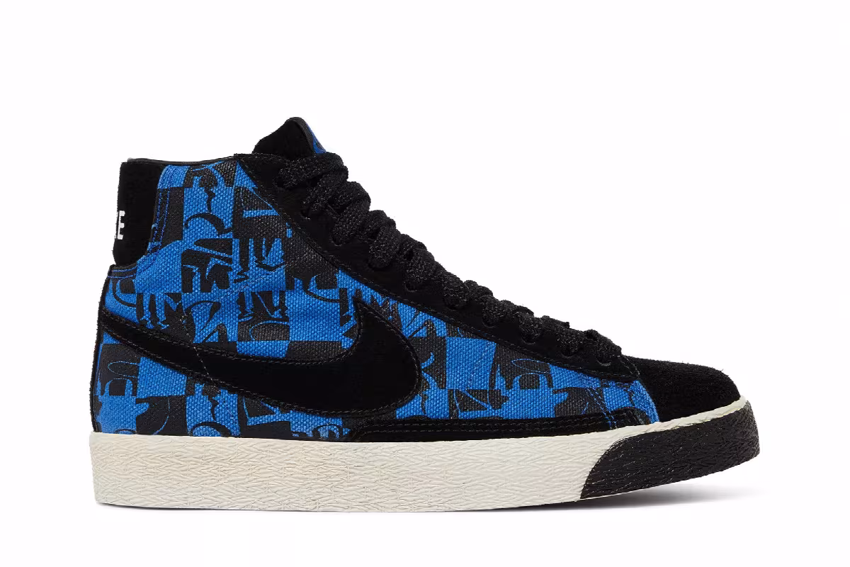 Stussy x Neighborhood x Nike Blazer High Premium TS Varsity Royal, view 2
