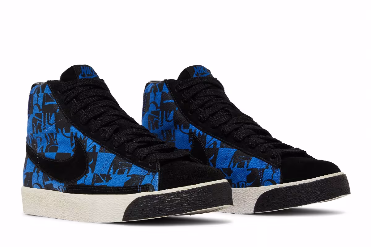 Stussy x Neighborhood x Nike Blazer High Premium TS Varsity Royal, view 9