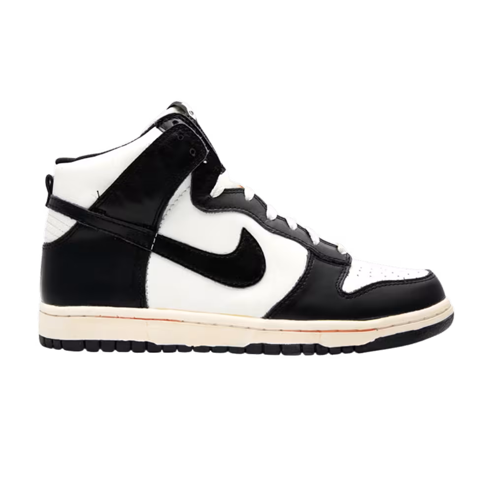 Nike Dunk High Vntg Sail Black