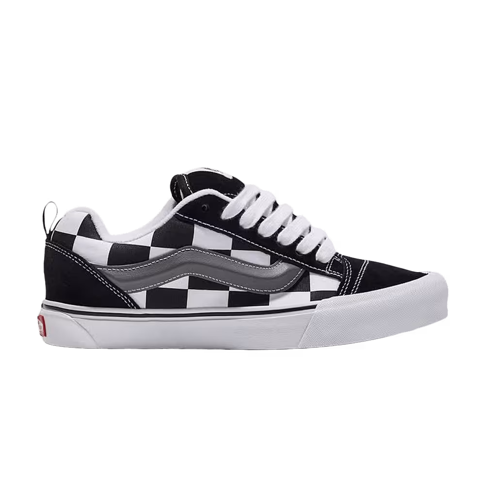 Vans Knu Skool Checkerboard Black White