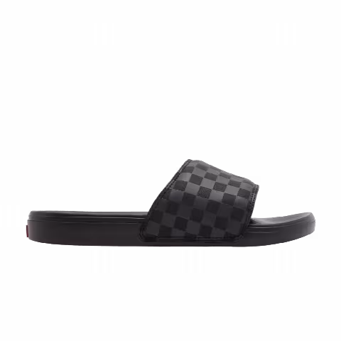Vans La Costa Slide-On 'Triple Black Checkerboard'